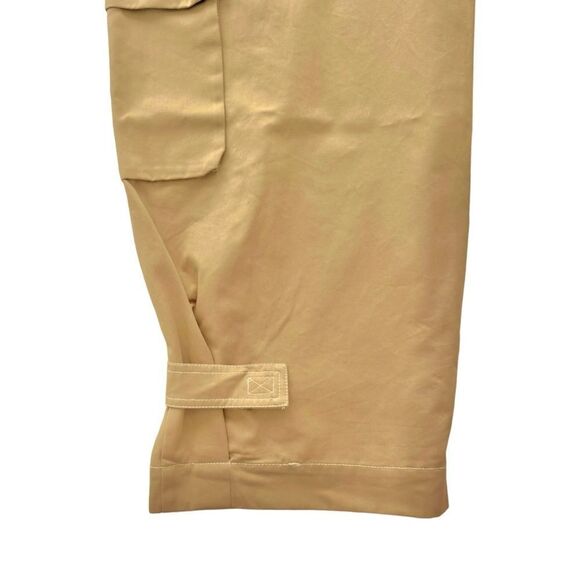 ZARA NWOT Tabbed cargo pants in Taupe Size XL - Picture 9 of 9